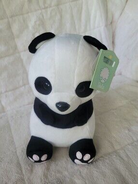 Bellzi Pandi Black & White Panda Plush Toy - Soft Kids Stuffed Animal With Tags